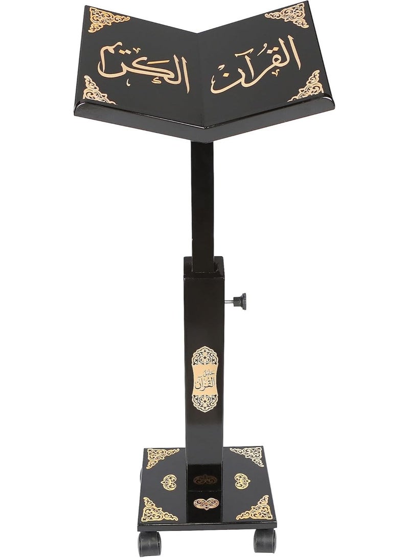 حامل مصحف خشبي فاخر اسود صناعة تركية - Image 1