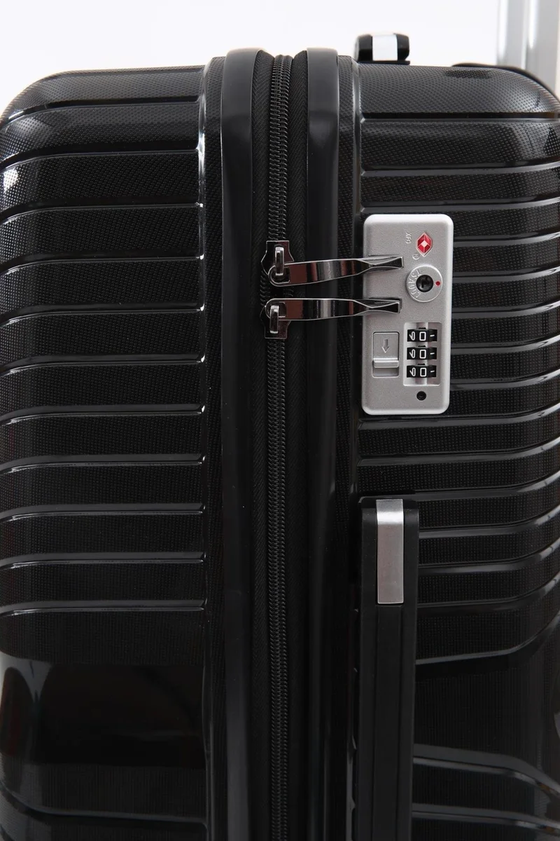 S-Invalid Brand Name Stylish Ultra Light Polypropylene Unbreakable 3-Piece Suitcase Set