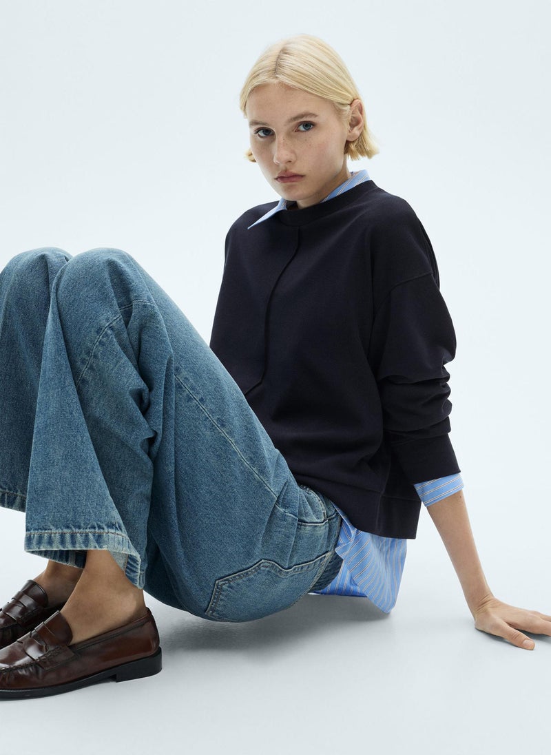 MANGO Nique Crew Neck Sweatshirt  - Image 3