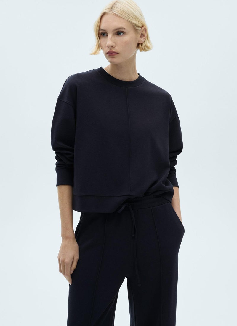 MANGO Nique Crew Neck Sweatshirt  - Image 1
