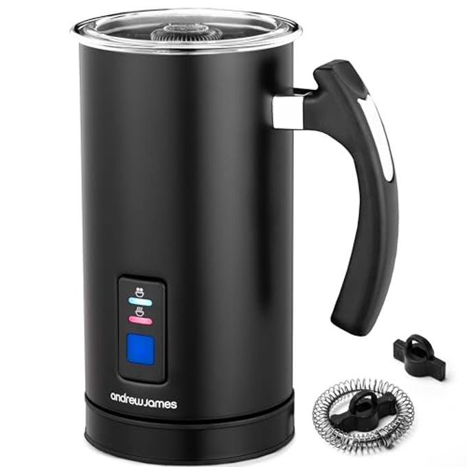 MULTIFUNCTIONAL ELECTRIC MILK FROTHER MILK STEAMER 500W 300ML 5 FUNCTIONS 1 TOUCH OPERATION NONSTICK HOT CHOCOLATE HEATER MILK WARMER JUG BEST MILK FROTHER FOR COFFEE HOT DRINKS