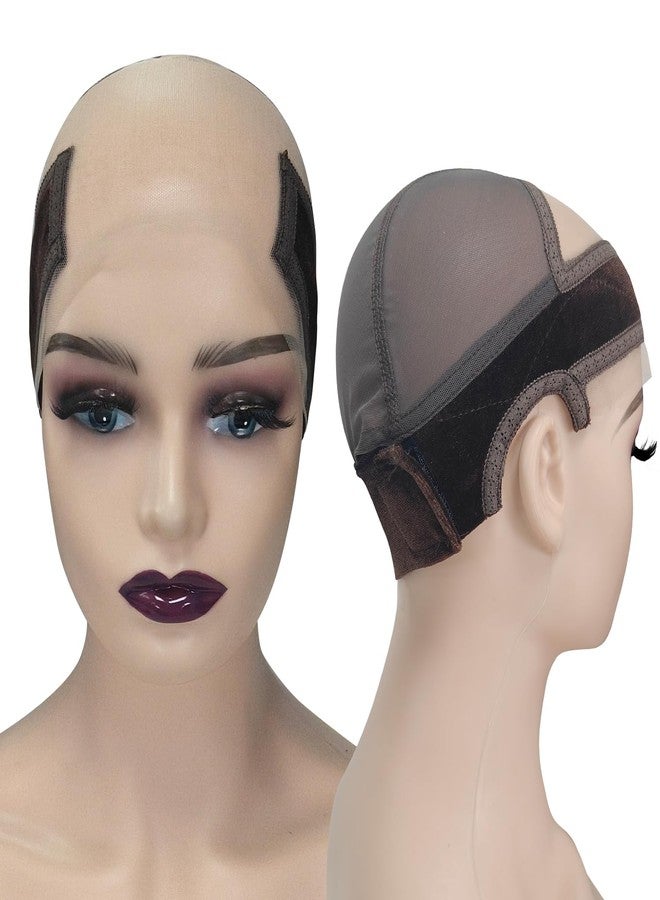 Labhairs Lace-MAX Wig Grip Cap for Women - Non Slip, Adjustable Wig Caps Holds Glueless Wigs Securely in Place, Reusable HD Lace Cap with Headband for Lace Front Wigs, One Size Fits All (Brown) - Image 5
