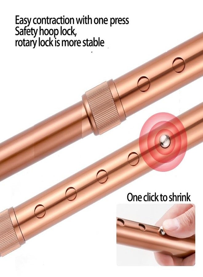 iwalk; Changing Lives iWalk Dual Function Wallking Stick for Men and Women| Big Ankle Movement Quadpod Base | Single Leg Base (Premium Copper) - Image 4
