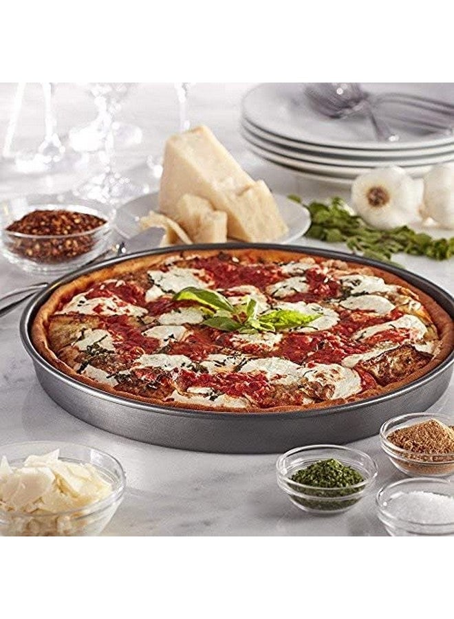 Xacton Carbon Steel Non-Stick Round Pizza Pan | Bake Ware Pizza Pan Used in Microwave Oven, OTG | Baking Tray Plate Pizza Baking Tools - Black (23cm x 23cm x 1.5cm) - Image 5