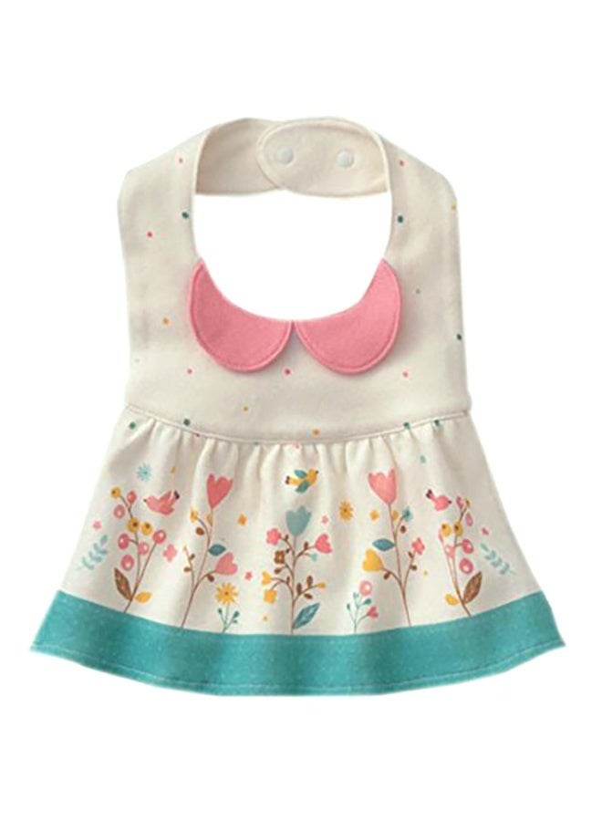 GZMM Princess Frock Shaped Baby Bib - Image 1