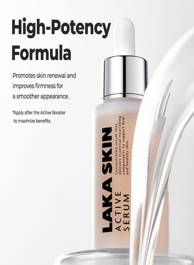 Laka Skin Active Serum, 30ml/1.01 fl.oz, Glutathione for Boosting Radiance, Dual PDRN, Pore Care, Hyaluronic Acid, Korean Skin Care - Image 4