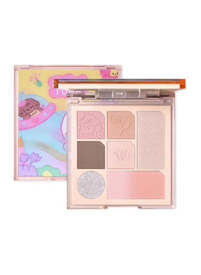CHIO.TURE Multicolour Eyeshadow Palette 7.5g 06 Milky Pink - Image 1
