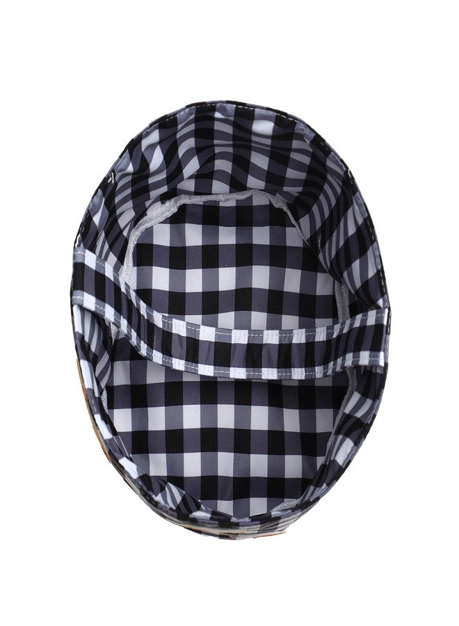 DYSHAYEN Halloween Basket Gingham Trick or Treat Bags Reusable Candy Bucket Gift Bag for Party Favor Supplies (Black Gingham) - Image 5
