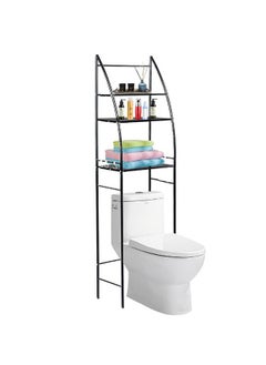 Space Saver Over The Toilet Tier Storage Three Shelf Metal Organizer Rack - Black - pzsku/Z4127DAAFE99CCAE1EA83Z/45/_/1703645896/43a61fff-2a9a-4e6c-b52b-3fb66c2b2c8f