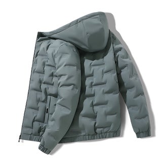 2024 winter warm cotton-padded jacket mens fashion casual hooded cotton-padded jacket mens coat thickened bread clothing cardigan Bean gray - pzsku/Z4127ECBE23C28B15CBA9Z/45/1746219724/6cb04d16-b29a-4201-a114-6560234403ed