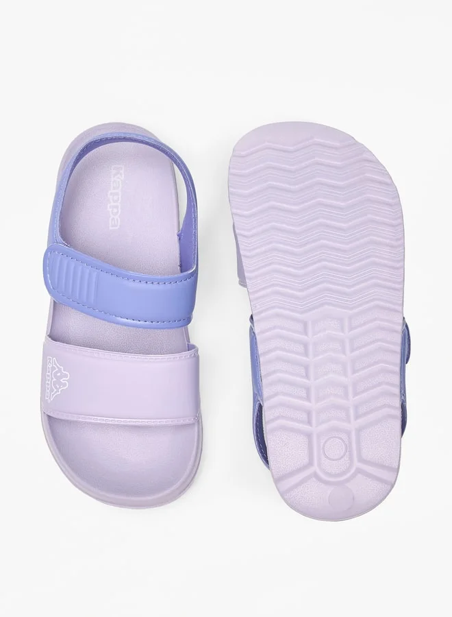 كابا Girls' Colourblock Floaters with Hook and Loop Closure