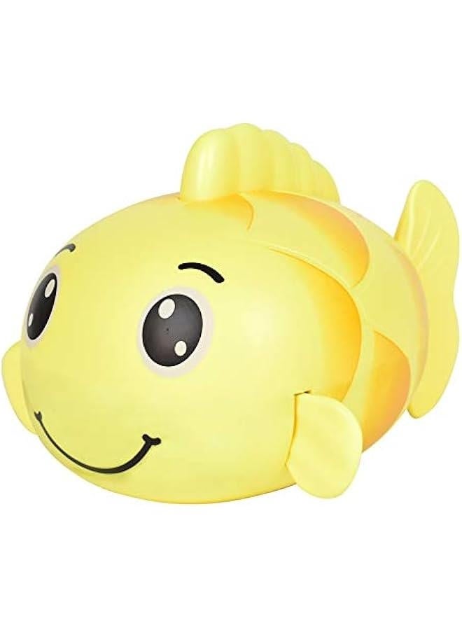 Wind-up Carp Bath Toy for Kids, Windup Fish Bath Toy Bahtub Carp Toy Fish Floating Toy Carp Water Toy Swimming Fish Tub Toy for Toddlers (Yellow) - Image 1