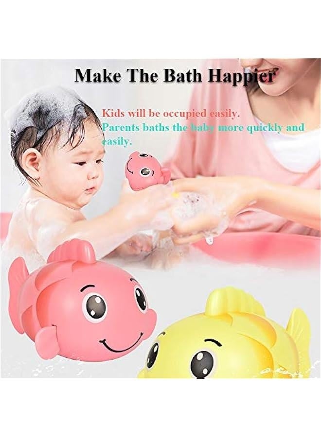 Wind-up Carp Bath Toy for Kids, Windup Fish Bath Toy Bahtub Carp Toy Fish Floating Toy Carp Water Toy Swimming Fish Tub Toy for Toddlers (Yellow) - Image 4