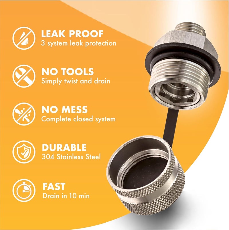 ValvoMax Quick Twist Oil Drain Valve - Image 3