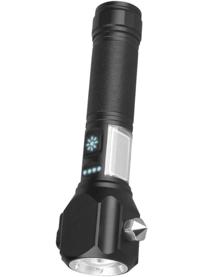 DENX Multifunctional LED Flashlight DX2335 – 1800 Lumens Rechargeable Type-C LED Torch, Waterproof, 2700mAh Battery, 10W Power, Portable Handheld Light for Outdoor, Camping & Emergencies - Image 1