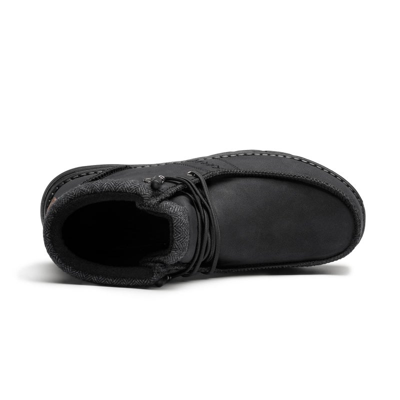 Bruno Marc Men's Casual Slip-on Shoes Warm Loafers for Men Winter Boots,Size 8,Black,SBLS2233M - Image 4