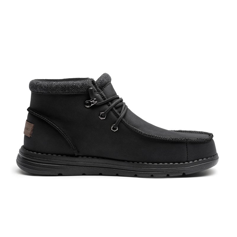 Bruno Marc Men's Casual Slip-on Shoes Warm Loafers for Men Winter Boots,Size 8,Black,SBLS2233M - Image 3