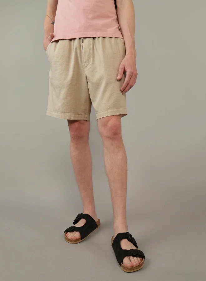 American Eagle AE 7" Linen-Blend Lived-In Trekker Short