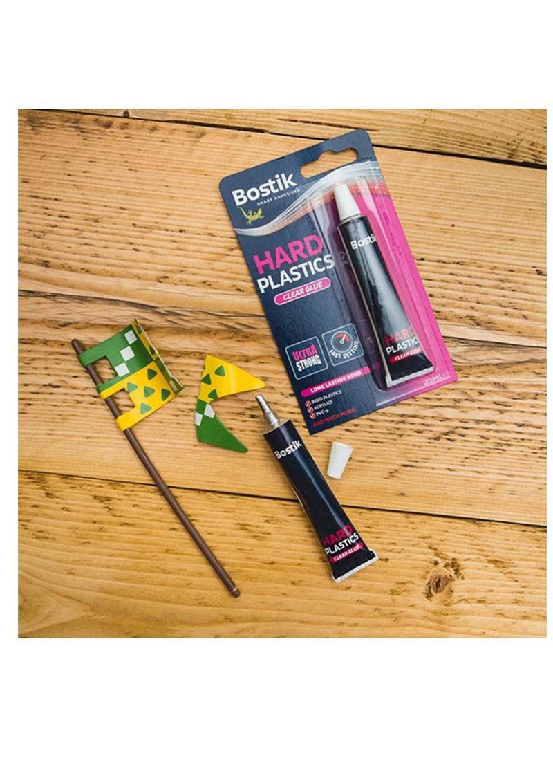Bostik - Ultra Strong Clear Glue For Hard Plastics 20ml Content - Image 1