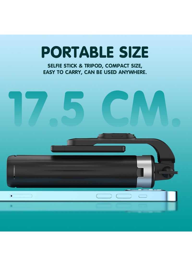 3-in-1 Wireless Selfie Stick with Dual Lights and Bluetooth Remote – Portable and Convenient - Image 5