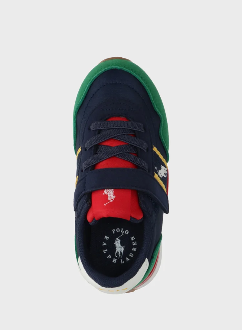 بولو رالف لورين Kids Train 89 Sport Low Top Sneakers