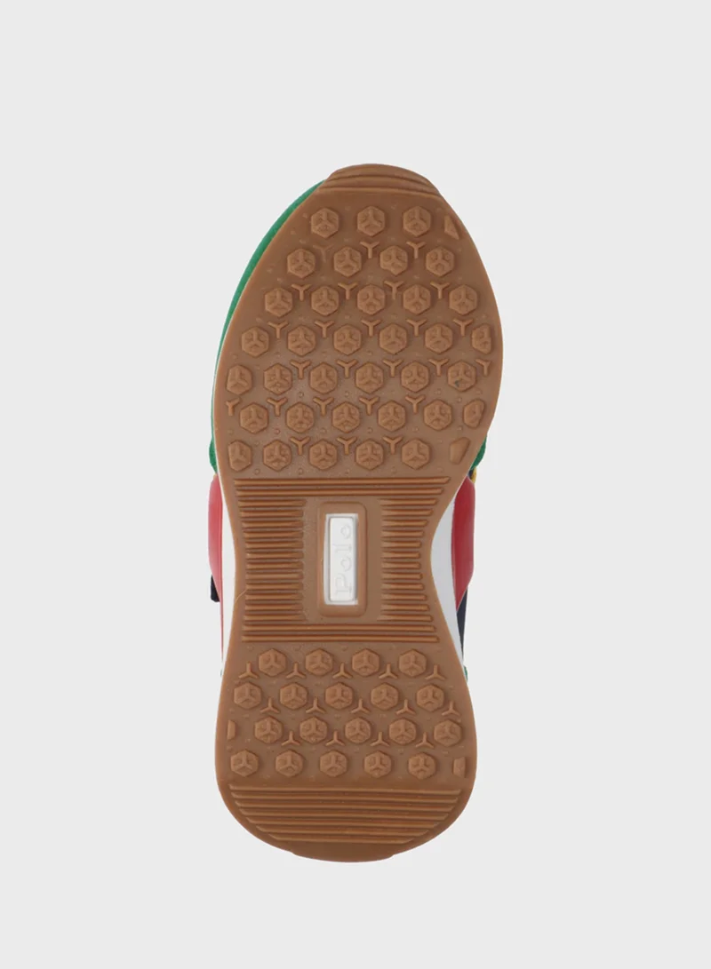 بولو رالف لورين Kids Train 89 Sport Low Top Sneakers
