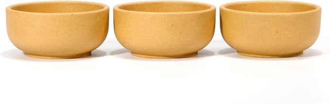 3 PCS ZISHA GONGFU TEACUP15 OZ CHINESE YIXING CLAY TEA CUP FOR BREW KUNG FU TEAUSED WITH THE TEAPOT DUANNI YELLOW CLAY