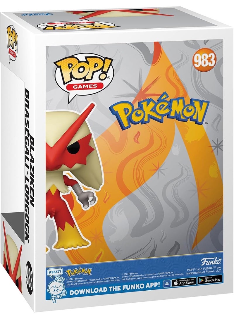 فانكو بوب Funko Pop! Games: Pokémon - Blaziken - مجسم فينيل قابل للجمع - فكرة هدية - منتج مرخص رسمياً - ألعاب للأطفال والكبار - لمحبي ألعاب الفيديو - مجسم... - Image 3