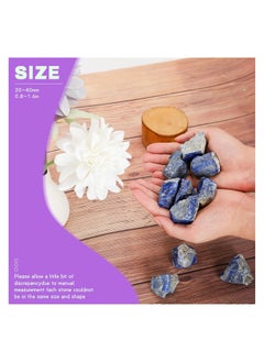Generic 7pcs Big Size Natural Raw Lapis Lazuli Crystals Larger 2"-5", for Healing, Meditation, Reiki, Casting, Polishing, Decoration  - Image 2