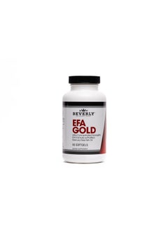 Beverly International Efa Gold 90 Softgel Capsules. Cool Down Inflammation Beautify And Protect. High Potency Omega3S Epa And Dha + Omega 6&9 Fatty Acids. Combination Fish Flaxseed And Borage Oil.  - Image 1