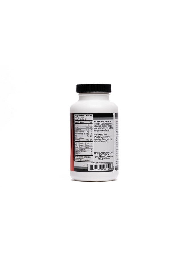 Beverly International Efa Gold 90 Softgel Capsules. Cool Down Inflammation Beautify And Protect. High Potency Omega3S Epa And Dha + Omega 6&9 Fatty Acids. Combination Fish Flaxseed And Borage Oil. - Image 4
