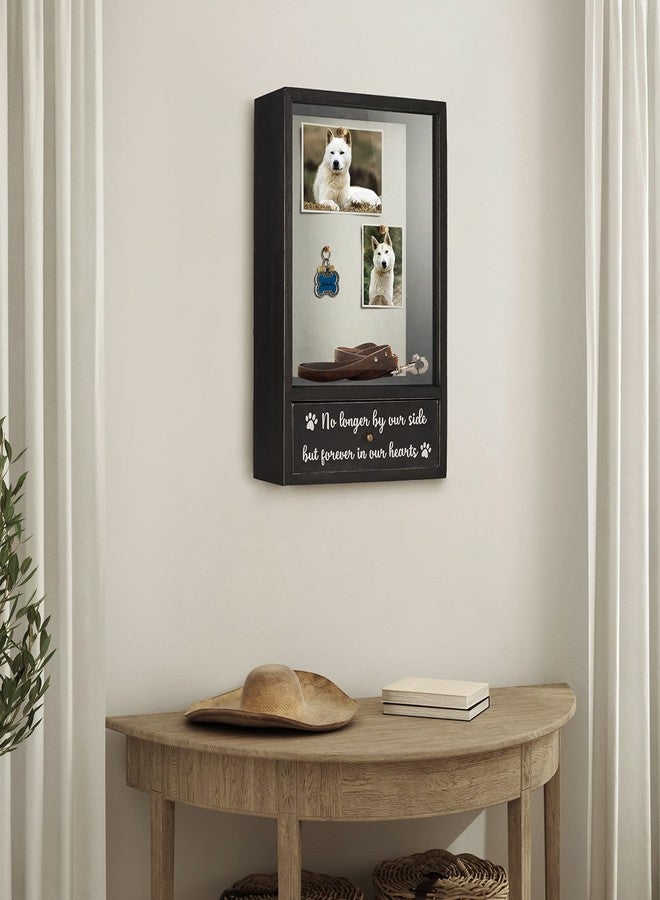 TJMOREE هدايا تذكارية للكلاب من تي جيه موري - لم تعد بجانبنا لكنها ستبقى في قلوبنا إلى الأبد. إطار صور تذكاري - صندوق تذكاري للحيوانات الأليفة - هدايا تعزية لفقدان كلب - Image 4