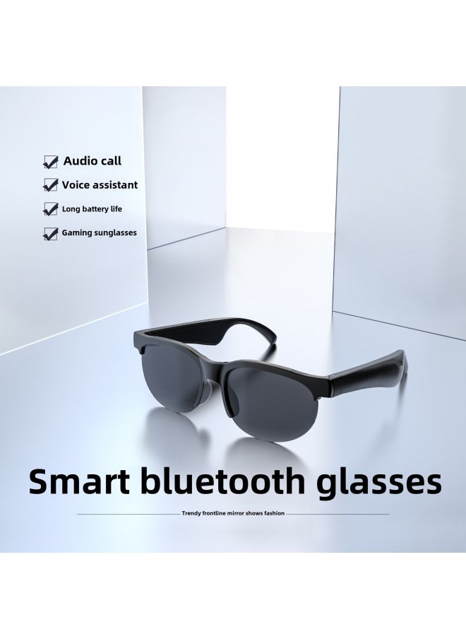 Generic XG88Pro Smart Bluetooth Headset Glasses Air Conduction Outdoor Sports Running Fishing Driving Riding-Color:Black  - Image 2