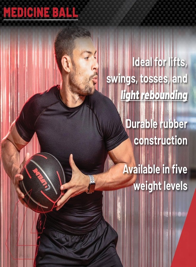 Lifeline Fitness Medicine Ball - Total Body Strength and Stability Training - Multiple Weights Available - Non-Slip, Light Bounce - Textured Surface - Durable - Home Gym Exercise Equipment 2 lbs - Image 4