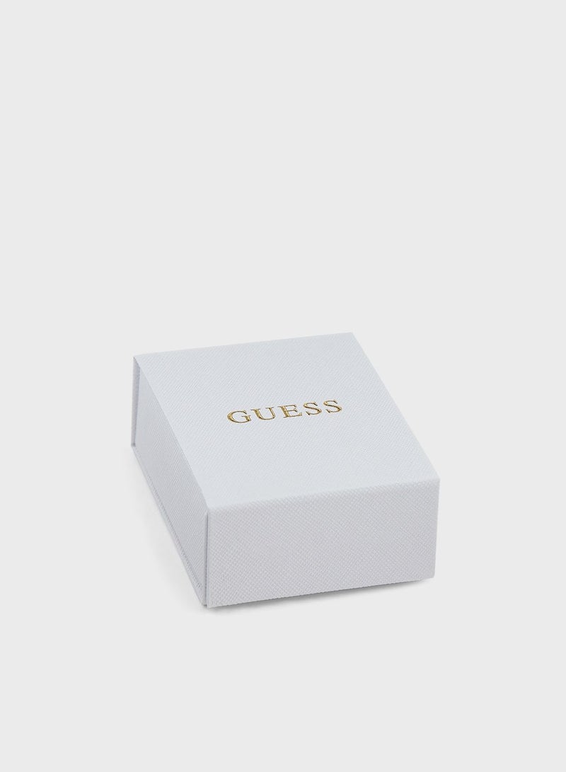 GUESS Triangle Stud Earrings - Image 3