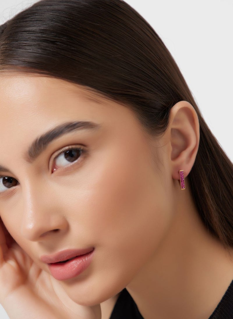 GUESS Triangle Stud Earrings - Image 4