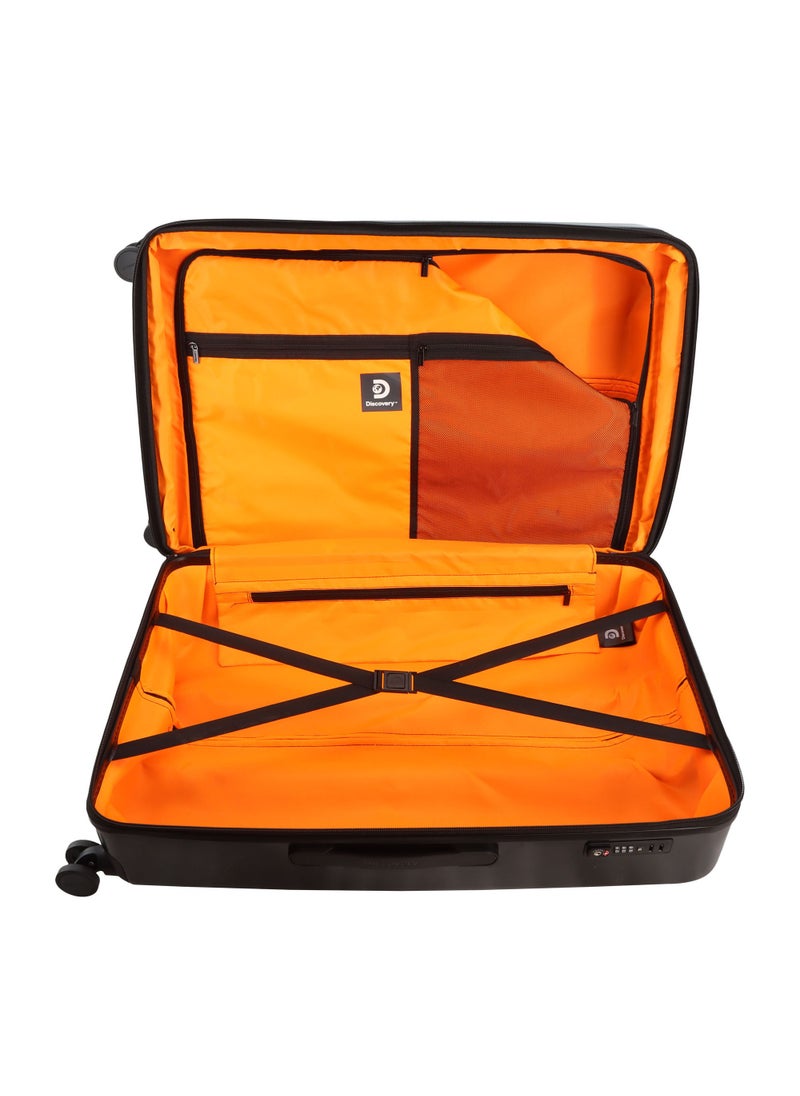 Discovery Stone ABS Hard Shell Large Check-In Travel Suitcase Black, Durable Lightweight Travel Luggage, 4 Double Wheel Trolley Bag with TSA Combination Lock (71 cm/28 Inch). - pzsku/Z4128EBD48B98B9FD0390Z/45/_/1720612487/1ed08ceb-15f1-420f-9c5c-492b8beaf331