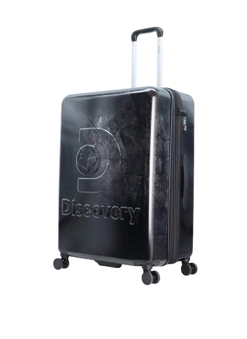 Discovery Stone ABS Hard Shell Large Check-In Travel Suitcase Black, Durable Lightweight Travel Luggage, 4 Double Wheel Trolley Bag with TSA Combination Lock (71 cm/28 Inch). - pzsku/Z4128EBD48B98B9FD0390Z/45/_/1720612548/3486e297-36b2-458c-a1ab-bccd2fda5c31