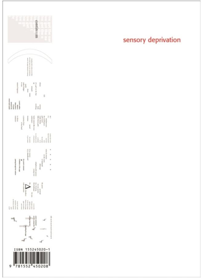 sensory deprivation 