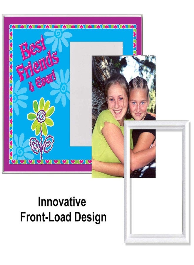 Expressly Yours! Photo Expressions Expressly Yours! Best Friend Picture Frame - Best Friends 4-Ever Bright and Colorful Gift for Your Bestie - Easy-Load Photo - Sized for Tabletop 8.25 x 7 Inches - Holds 3.5 x5 Photo. - Image 4