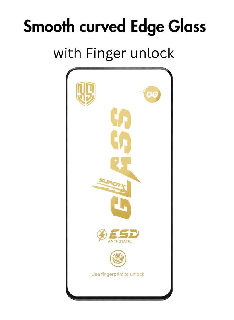 مجموعة حماية فاخرة لهاتف سامسونج جالاكسي S25 | جراب شفاف من السيليكون عالي الجودة + واقي شاشة ببصمة الإصبع مقاوم للتفريغ الكهروستاتيكي + واقي عدسة كاميرا معدني أسود | تصميم نحيف للغاية ومقاوم للصدمات والاصفرار - Image 4