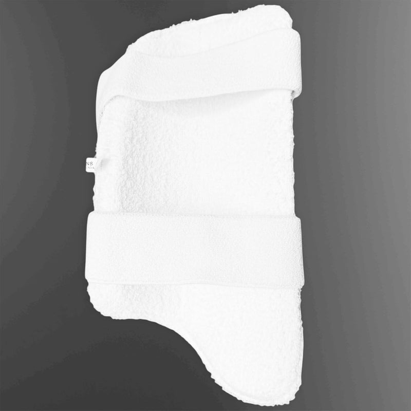 CONSTANT وسادة فخذ كريكيت برو (جلد PU) (أبيض، حجم رجال، لليد اليسرى) - Image 5