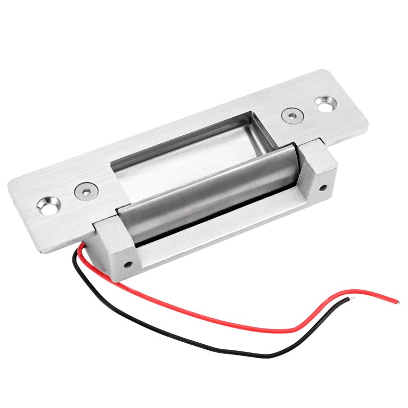 NCLTHS Heavy Duty Electric Door Strike Lock ANSI Standard 12V DC FailSecure or FailSafe Adjustable for Access Control Cylindrical Locksets or Mortise Lock - Image 2