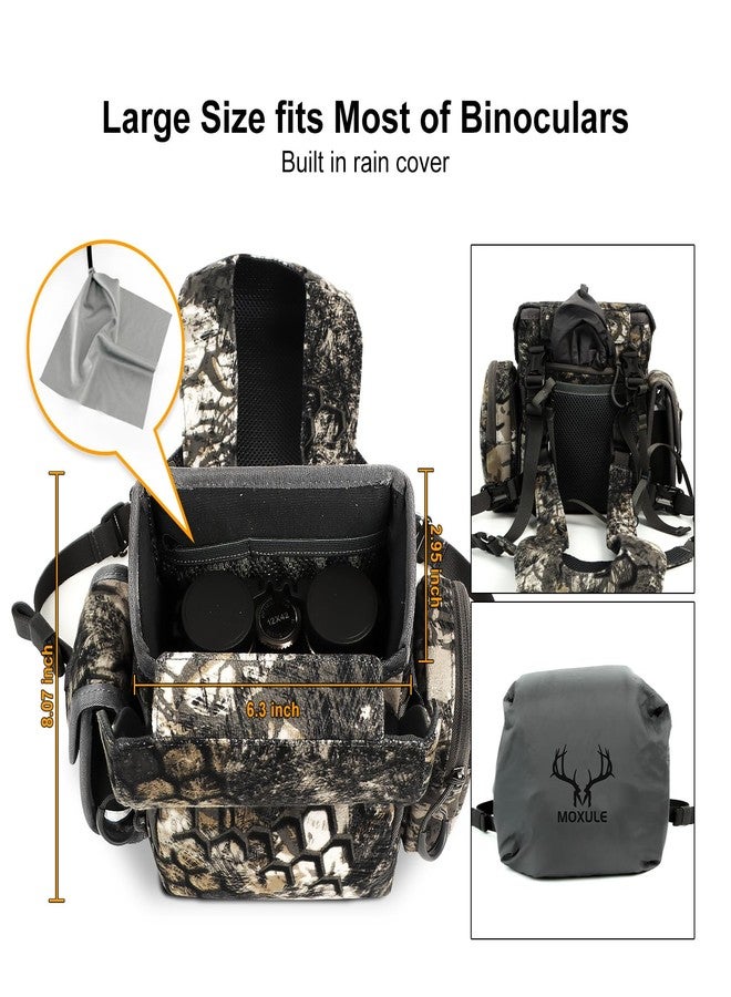 MOXULE Binocular Harness Chest Pack: Waterproof Bino Case with Rangefinder Pocket for Hunting Birdwatching and Hiking - Image 4