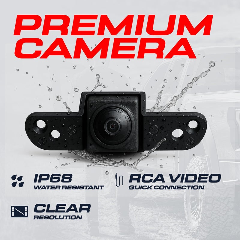 Master Tailgaters Black Tailgate Bezel with Backup Camera Replacement for Chevrolet C/K 1500 (1988-2002) | IP68 Waterproof | Parking Grid Lines Available | Easy to Install - Image 4