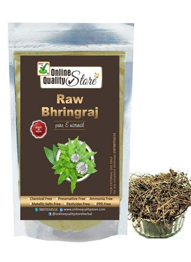 Online Quality Store Raw Bringaraj/Bringraj Dry Leaves/Bhringraj Leaves/Bhangra Eclipta Alba/False Daisy/Keshraj100G  - Image 4