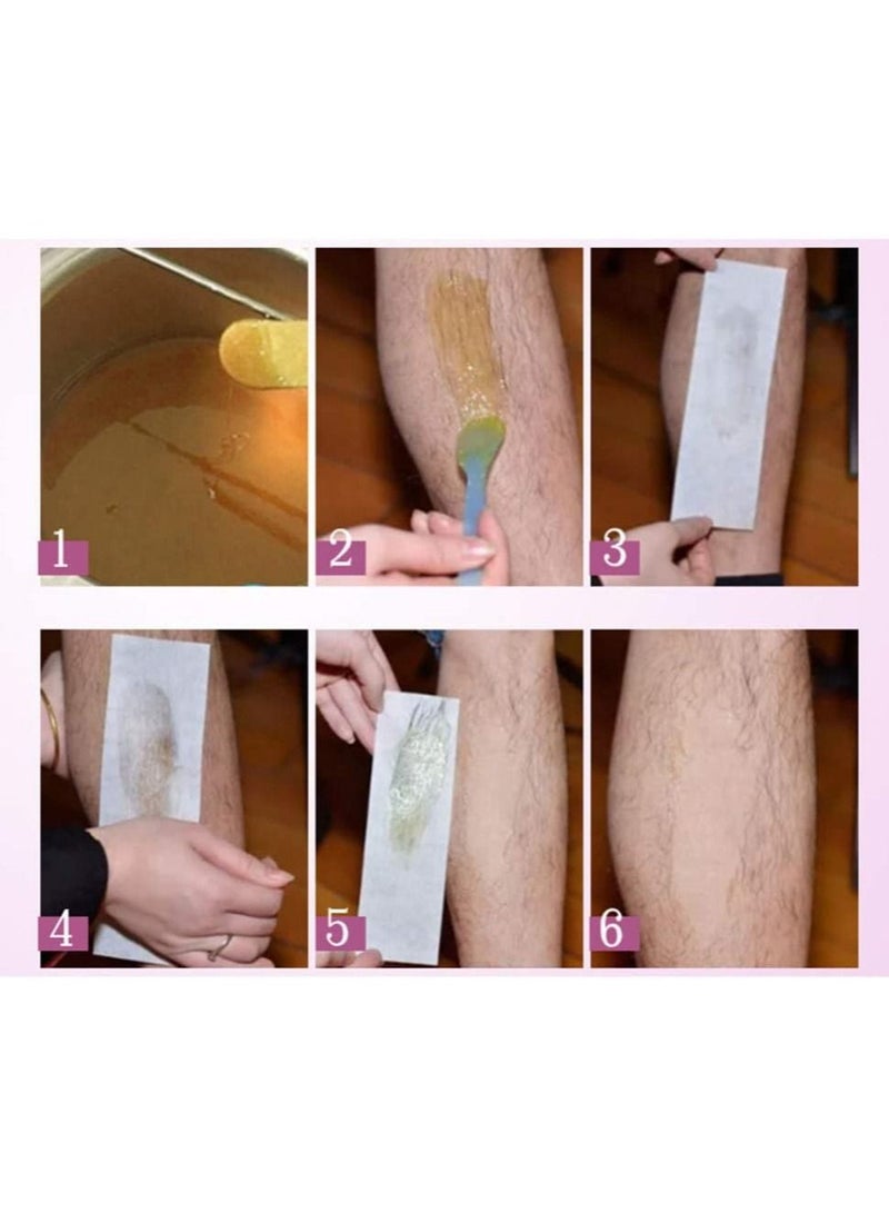 2 Pack Wax Strips Salon Non-Woven Waxing Strip Depilatory Paper