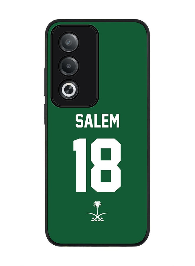 Stylizedd For Oppo A3 Pro / A80 Case,Slim fit Camera Protection, Shockproof Thin Phone cover - Football - Saudi Arabia, Salem - Image 1