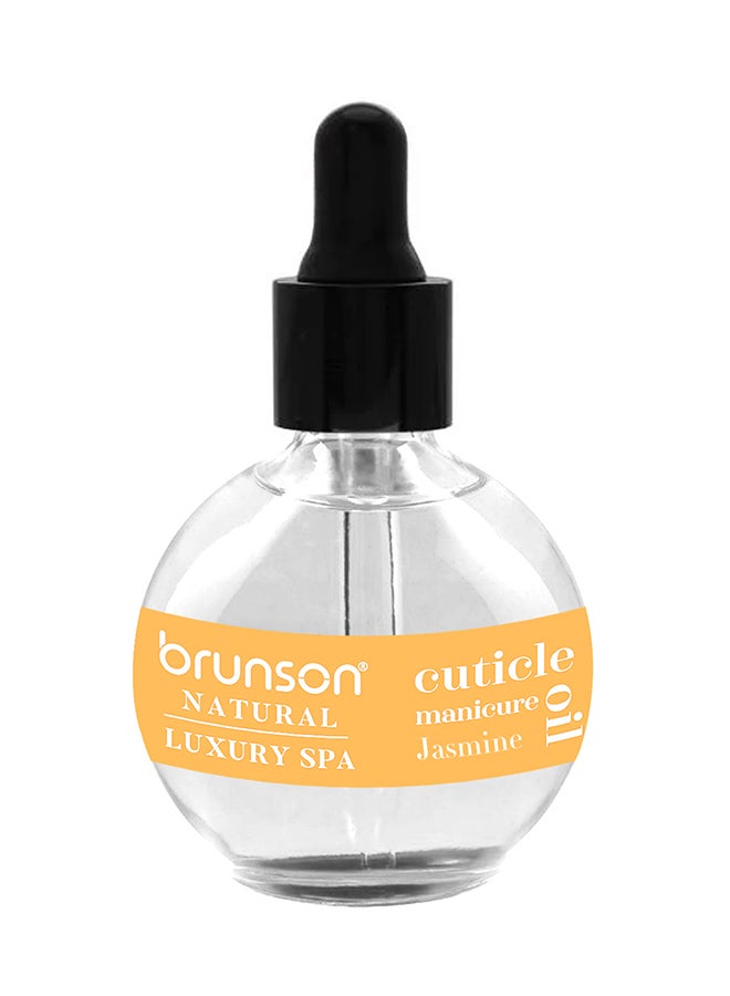 brunson Cuticle Oil 75ml Hydrating Oil For Cuticle Repair - Remedy Damaged Skin And Thin Nails - Paraben And Cruelty-Free Formula  - Natural  Nail Care Oil - Jasmine BJCCO - Image 1