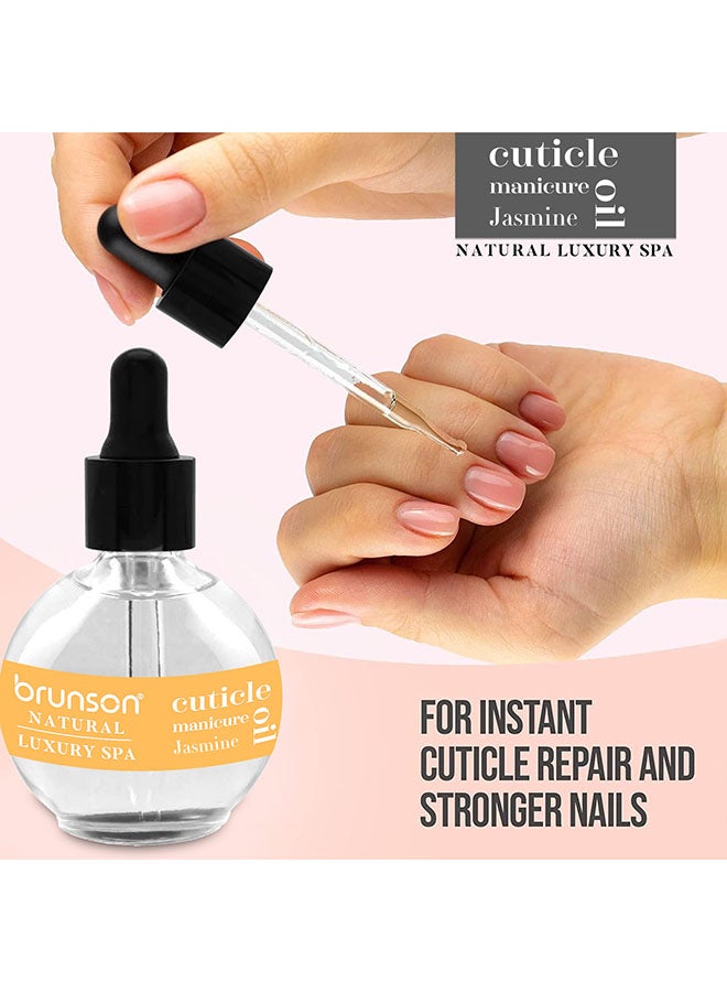 brunson Cuticle Oil 75ml Hydrating Oil For Cuticle Repair - Remedy Damaged Skin And Thin Nails - Paraben And Cruelty-Free Formula  - Natural  Nail Care Oil - Jasmine BJCCO - Image 5